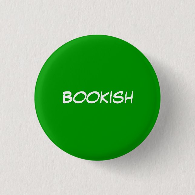 Bookish Button (Front)
