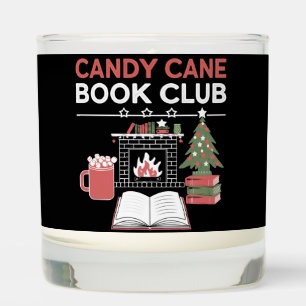 Bookish Christmas Candy Cane Book Club Bookish  Scented Candle