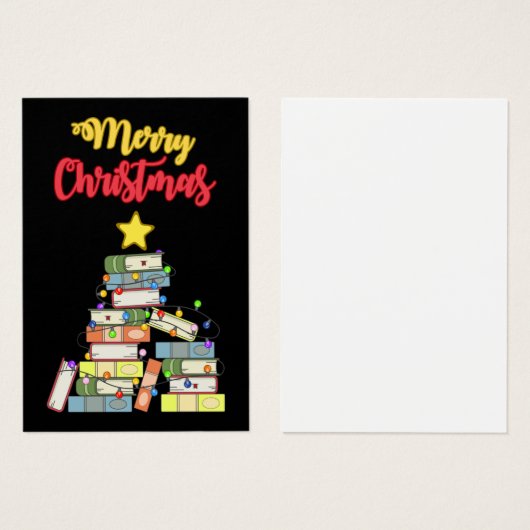 Bookish Christmas Tree I (Front & Back)