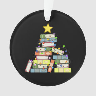 Bookish Christmas Tree I Ornament