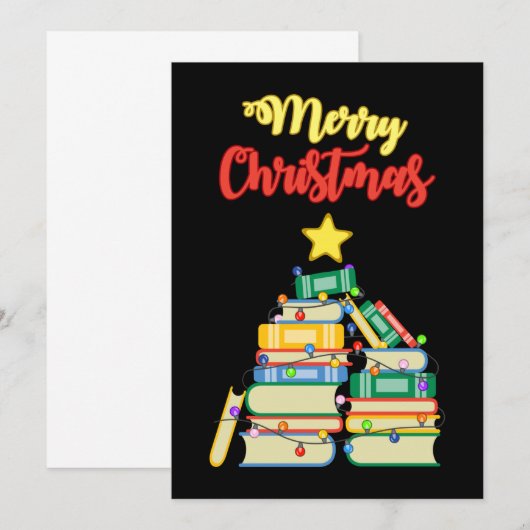 Bookish Christmas Tree II (Front/Back)
