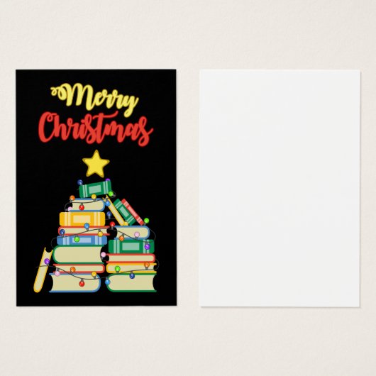 Bookish Christmas Tree II (Front & Back)