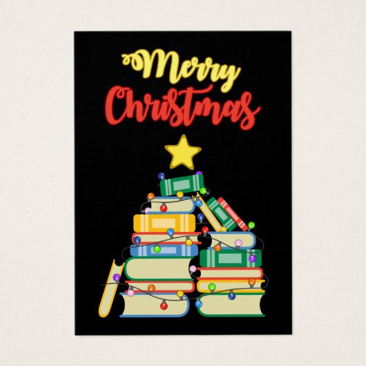 Bookish Christmas Tree II (Front)