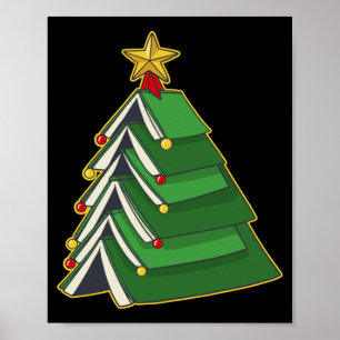 Bookish Christmas Tree IV Poster