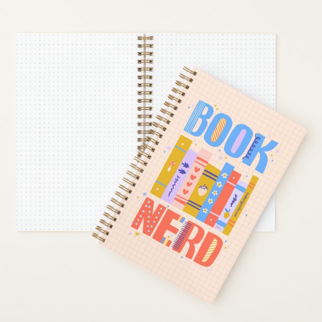 Bookish Collection Notebook – Book Nerd (Inside)