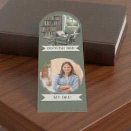 Bookish Dad Personalized My Dad Photo Keepsake Bookmarks