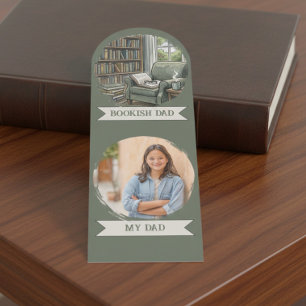 Bookish Dad Personalized My Dad Photo Keepsake Bookmarks