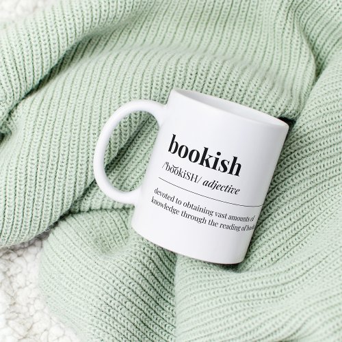 Bookish Definition Coffee Mug