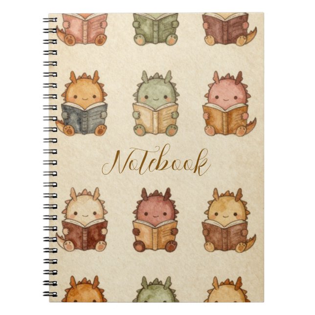 Bookish Dragon Notebook (Front)