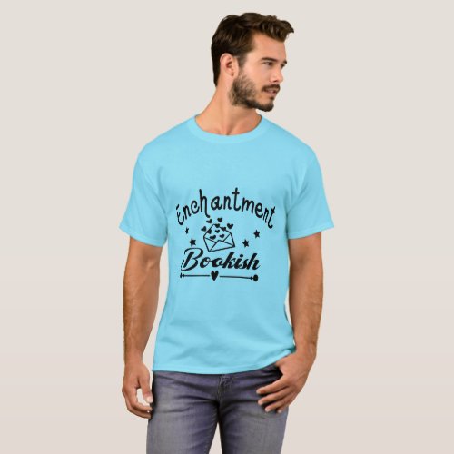 Bookish Enchantment Typography T_shirt for Literat