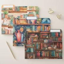 Bookish File Folders