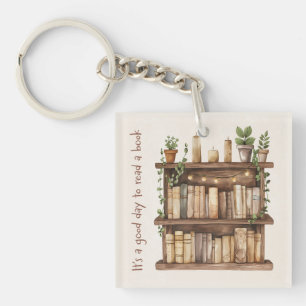 Bookish Gift for Readers Book Lovers & Bibliophile Keychain