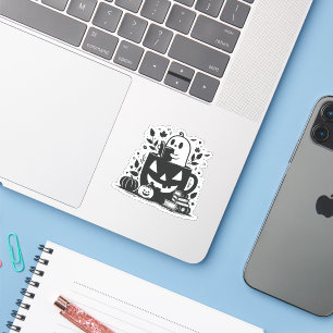 Bookish Halloween Sticker