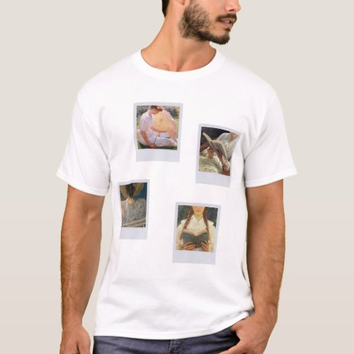bookish ladies _ paitings on polaroids set T_Shirt