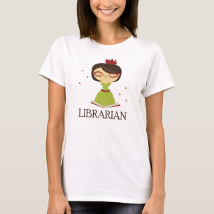 Bookish Librarian Library Gift T-Shirt