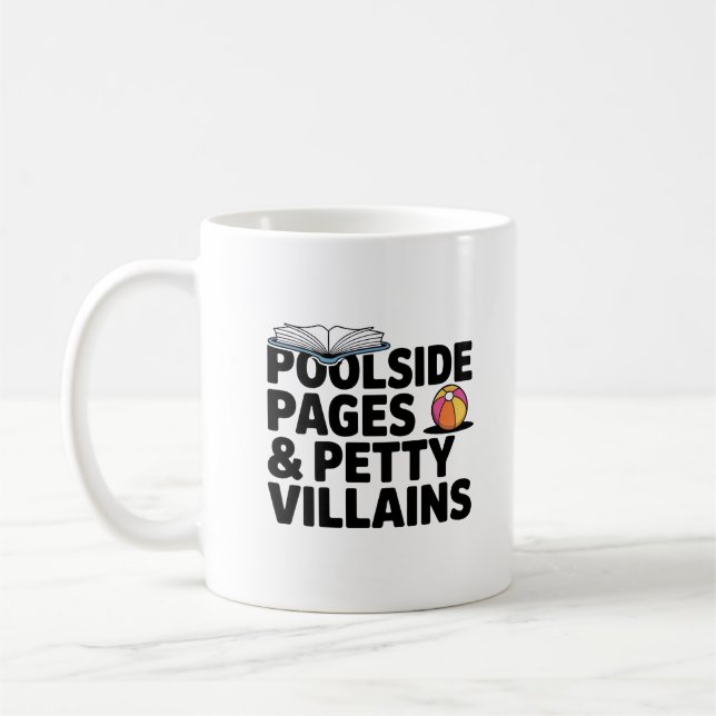 Bookish Petty Villains Dark Romance Coffee Mug (Left)