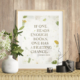 Bookish Quote by Sherman Alexie Poster