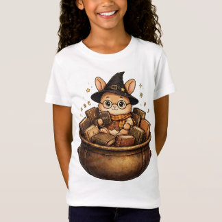 Bookish Rabbit Librarian Witch T-Shirt