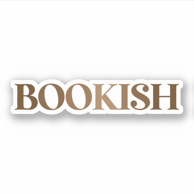 BOOKISH STICKER (Front)
