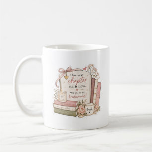 Bookish Will You Be My Bridesmaid Coffee Mug