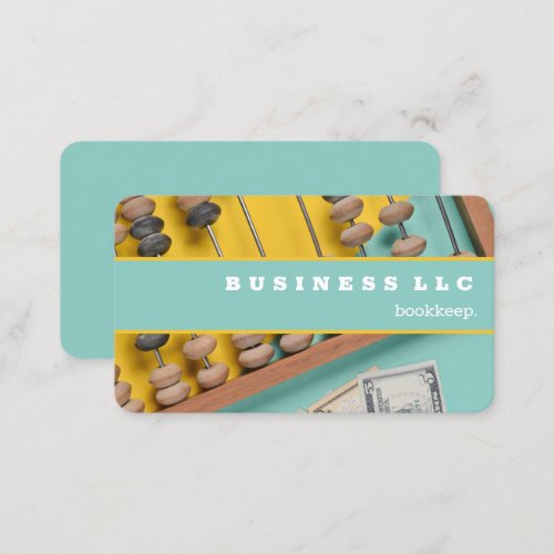 Bookkeep Accountant Business Card