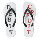 Bookkeeper Accountant CPA Novelty Funny Gift Idea Flip Flops