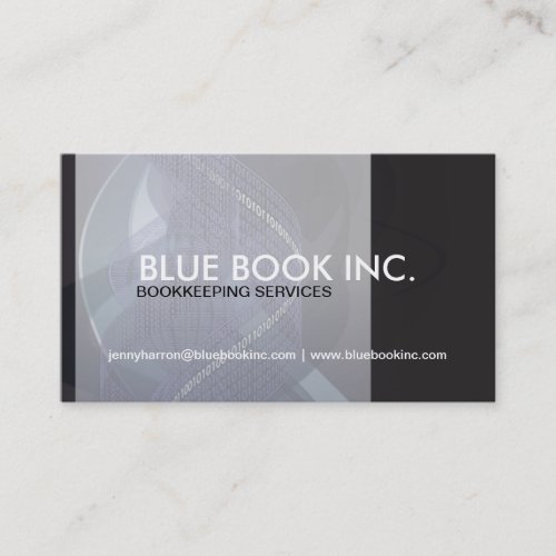Bookkeeper and Accountant Business Card