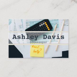 Bookkeeper business cards