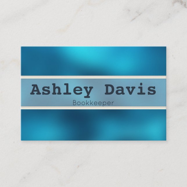 Bookkeeper business cards (Front)