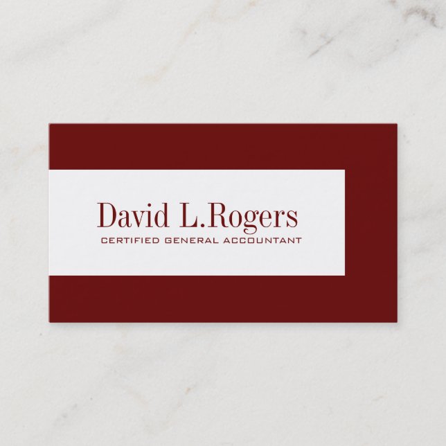 Bookkeeper Business Cards (Front)