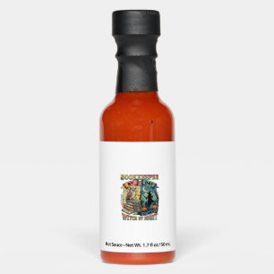 Bookkeeper Day Witch Night Halloween Owl Books Pum Hot Sauces