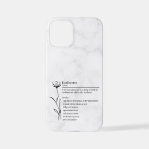 Bookkeeper Definition Funny Synonyms iPhone 12 Mini Case