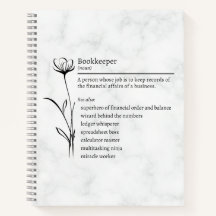 Bookkeeper Definition Funny Synonyms Notebook