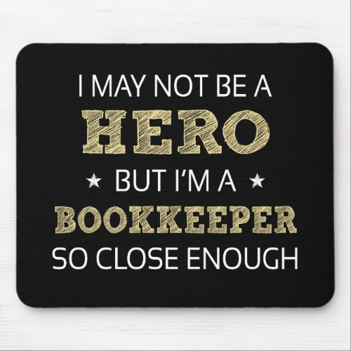 Bookkeeper Novelty Mouse Pad
