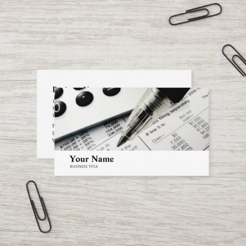 Bookkeeping Accounting Auditing Clerks Business Ca Business Card