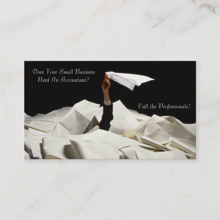 Bookkeeping business card | Zazzle