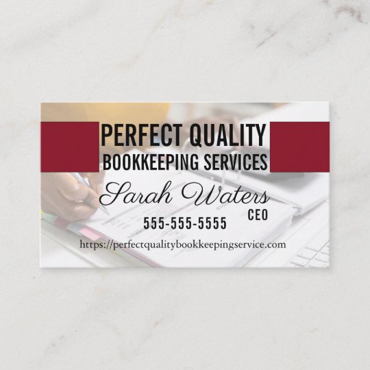 Bookkeeping Business Cards | Zazzle.com