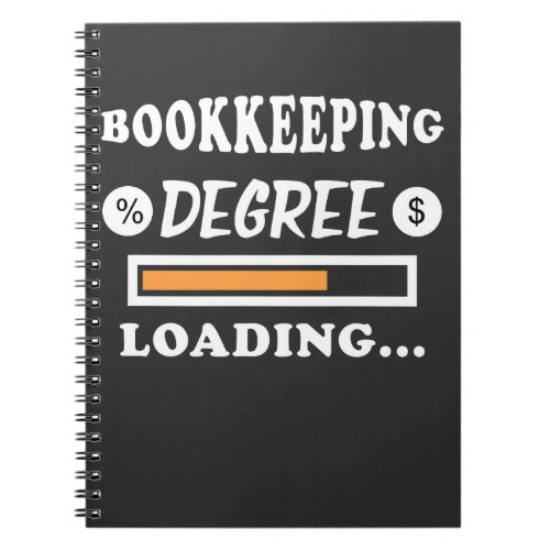 Bookkeeping Degree Loading Math Calculation Notebook