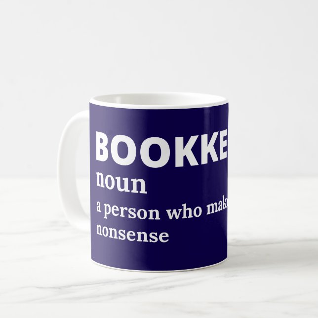 Bookkeeping Expert Funny Definition Mug (Front Left)