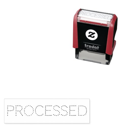Bookkeeping ReceiptBillInvoice Stamp Processed Self_inking Stamp