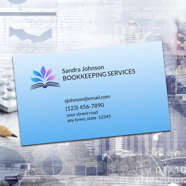 Bookkeeping Services Business Card (Creator Uploaded)