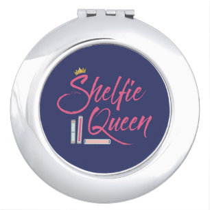 Booklover Shelfie Queen Bookish Makeup Mirror