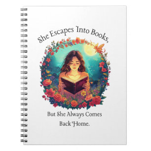 Booklover's Fantasy  Notebook