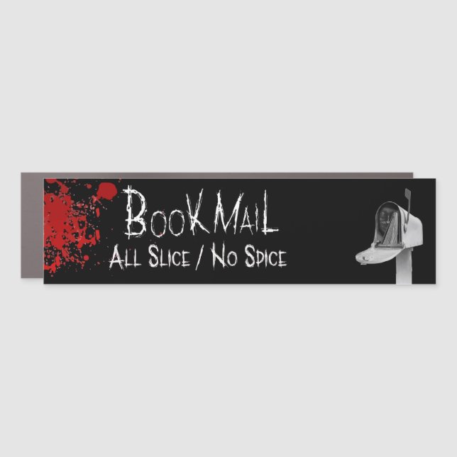 Bookmail Bumper Sticket Car Magnet (Front)