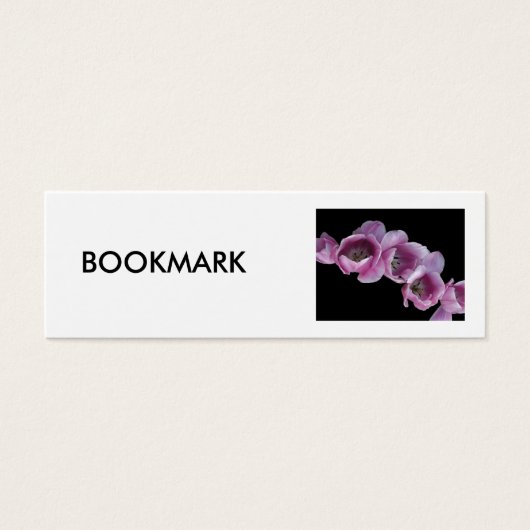 Bookmark, A Wave of Purple Tulips (Front)