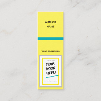BookMark Bright Colors Mini Bookmark Business Card
