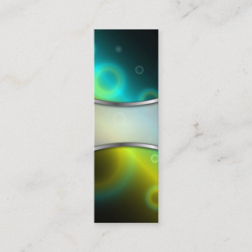 Bookmark Business Card Bubbles Abstract Background