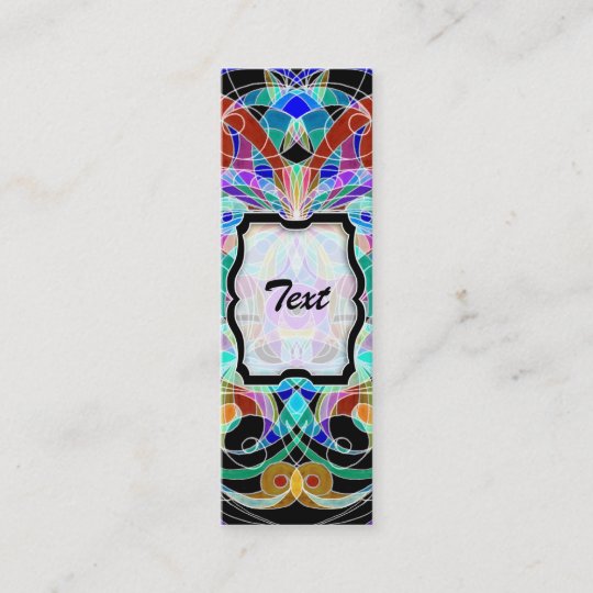 Bookmark Business Card Ethnic Style