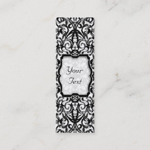 Bookmark Business Card Floral abstract background