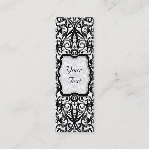 Bookmark Business Card Floral abstract background